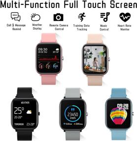 img 3 attached to 📱 PUBU Smart Watch: Android and iOS Compatible with Fitness Tracker, Blood Pressure & Oxygen Monitor, Sleep Tracker and More!