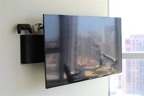 img 1 attached to 🎮 PS4 Original (2013 - mid 2016 Model) Wall/TV Mount Bundle (Black) with HumanCentric Controller Mounts - Patent Pending