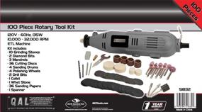 img 1 attached to 🔧 Highly Efficient Professional Woodworker 51832 Rotary 100 Piece Tool Set for All Your Woodworking Needs