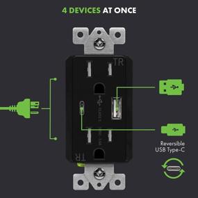 img 2 attached to TOPGREENER Receptacle Compatible with Samsung TU21536AC BK - Set of 2