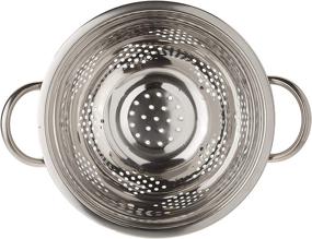 img 2 attached to EURO-WARE 3 Quart Stainless Steel Colander with Decorative Copper Finish for Efficient Pasta Straining and Produce Washing