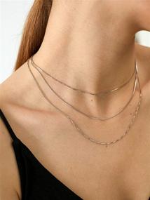 img 2 attached to Sterling Silver Rhodium Plated 1 0Mm Chain