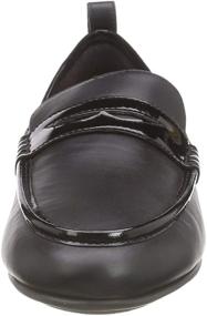 img 3 attached to FitFlop Womens Loafer Flat Black