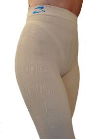 img 3 attached to 🩺 CzSalus Flat Knit K2 Lipedema Lymphedema Leggings - High Compression Support for POTS (25-30 mmHg)