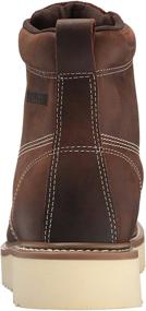 img 2 attached to 👢 Wolverine Mens Loader Wedge Brown - Durable, Stylish Work Boots for Men