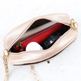 img 2 attached to Classic Vegan Leather Crossbody Handbag Women's Handbags & Wallets for Satchels
