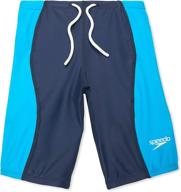 🩱 solid begin to swim jammer swimsuit - speedo boy's logo