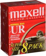 🎵 maxell 109085 brick packs: premium voice recording tapes with low noise surface - 60 min recording time logo