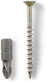 img 2 attached to 🔩 Enhance Your GearWall with Gladiator GAAC0232YY Color Matched Gray Screws!