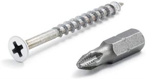 img 1 attached to 🔩 Enhance Your GearWall with Gladiator GAAC0232YY Color Matched Gray Screws!