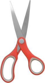 img 2 attached to ✂️ Basix 55846 Soft-Grip Scissors, 7-Inch - 2 Pack, 2 Count