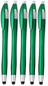 img 3 attached to 🖊️ 5 Pack Stylus with Ball Point Pen - Compatible with Motorola Xoom, Droid, Samsung Galaxy S IV / S4, Galaxy S III/S3 GT-I9300, Asus Eee Pad Transformer, Asus Memo, Asus Padfone, ViewSo - Green
