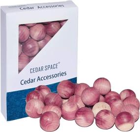 img 4 attached to 🌲 Cedar Blocks for Clothes Storage - 24 pcs Cedar Balls: Ideal Aromatic Red Cedar Balls for Sweaters, Shoes, and Closets