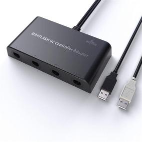 img 4 attached to 🎮 Mayflash GameCube Controller Adapter: Wii U, PC USB, Switch - 4 Port - Enhanced Gaming Experience!