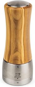 img 4 attached to 🧂 Peugeot - Madras u'Select Manual Salt Mill - Adjustable Stainless Steel & Olive Wood Grinder, Natural Finish, 6.25 inch