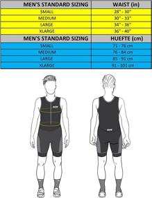img 2 attached to SLS3 Men's Triathlon Shorts - Compression Tri Shorts for Men - FX Z Black Edition