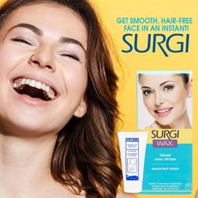 img 3 attached to 💆 Surgi-wax Facial Honey Wax Strips: Effortless Hair Removal for Face's Upper Lip, Chin & Cheek