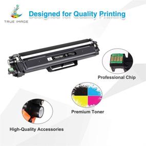 img 1 attached to 4-Pack TRUE IMAGE Compatible Toner Cartridges for Brother TN227 TN-227 TN227BK TN223 TN-223BK Printer: MFC-L3750CDW, HL-L3210CW, HL-L3290CDW, HL-L3270CDW, HL-L3230CDW, MFC-L3710CW, MFC-L3770CDW