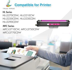 img 3 attached to 4-Pack TRUE IMAGE Compatible Toner Cartridges for Brother TN227 TN-227 TN227BK TN223 TN-223BK Printer: MFC-L3750CDW, HL-L3210CW, HL-L3290CDW, HL-L3270CDW, HL-L3230CDW, MFC-L3710CW, MFC-L3770CDW