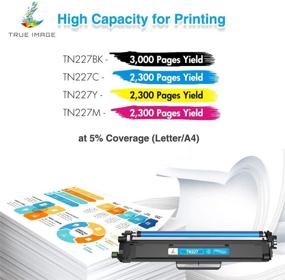 img 2 attached to 4-Pack TRUE IMAGE Compatible Toner Cartridges for Brother TN227 TN-227 TN227BK TN223 TN-223BK Printer: MFC-L3750CDW, HL-L3210CW, HL-L3290CDW, HL-L3270CDW, HL-L3230CDW, MFC-L3710CW, MFC-L3770CDW