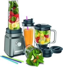 img 2 attached to 🍹 Cuisinart CPB-380 Hurricane Compact Juicer Blender, Gunmetal