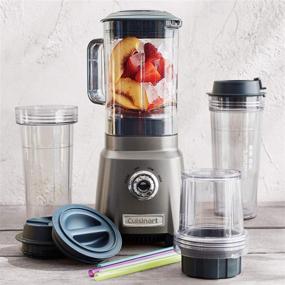 img 1 attached to 🍹 Cuisinart CPB-380 Hurricane Compact Juicer Blender, Gunmetal