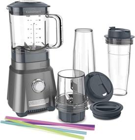 img 3 attached to 🍹 Cuisinart CPB-380 Hurricane Compact Juicer Blender, Gunmetal