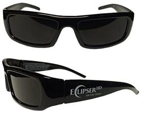 img 1 attached to 🌑 Eclipser HD Black Plastic Eclipse Glasses - Protecting Your Eyes Safely