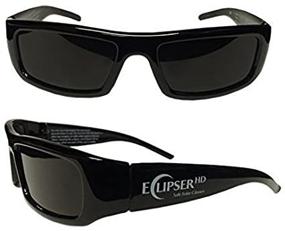 img 2 attached to 🌑 Eclipser HD Black Plastic Eclipse Glasses - Protecting Your Eyes Safely