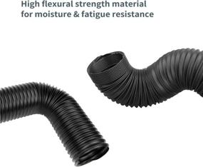 img 2 attached to 🌪️ BLACK POWERTEC 70198 Flexible Dust Collection Hose – 36-Inch Long, 2-1/2-Inch