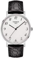 🕰️ tissot мужские наручные часы t-classic everytime с кожаным ремешком t1094101603200 логотип