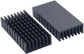img 4 attached to High-quality 4Pcs Heat Sinks - 50 X 25 X 10 MM/ 2&#34; - Efficient Cooling Solution