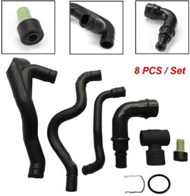 img 2 attached to 🔧 High-Quality Kunttai 06A103213F Engine Crankcase Breather Hose Set - Perfect Fit for Jetta, Audi VW 1.8T MK4 (8 Pieces)