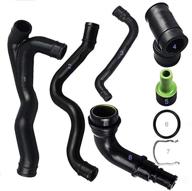 🔧 high-quality kunttai 06a103213f engine crankcase breather hose set - perfect fit for jetta, audi vw 1.8t mk4 (8 pieces) logo