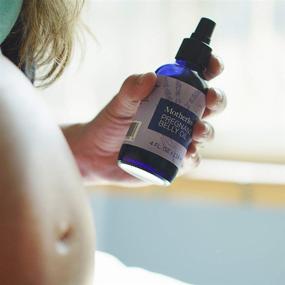 img 3 attached to Motherlove Organic Pregnant Belly Oil - 4oz | Prevent Stretch Marks, Soothe Itchy Skin | Herb-Infused Vegan Moisturizer w/ Lavender | Non-GMO, Cruelty-Free