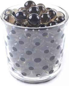 img 3 attached to 💧 AINOLWAY Water Gel Bead Vase Fillers - 20,000pcs - Black - Perfect for Wedding Centerpieces, Kids Sensory Toys, Water Table Activities