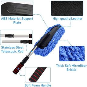 img 3 attached to Jaronx Extendable Detailing Microfiber Multipurpose