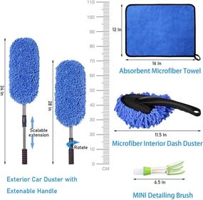 img 2 attached to Jaronx Extendable Detailing Microfiber Multipurpose