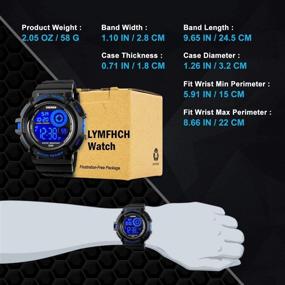 img 3 attached to Skmei Men's Sport Running Watch - Waterproof 🕒 Military Army Wristwatch with Stopwatch & 7 Color Backlight