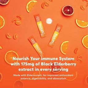 img 2 attached to 🍊 Nuun Immunity3: Elderberry Electrolyte Powder with Vitamins, Prebiotics, Zinc - Mandarin Orange Flavor (14 Count)