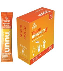 img 4 attached to 🍊 Nuun Immunity3: Elderberry Electrolyte Powder with Vitamins, Prebiotics, Zinc - Mandarin Orange Flavor (14 Count)