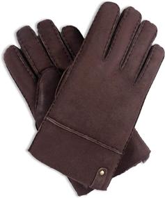 img 3 attached to 🧤 YISEVEN Sheepskin Shearling Leather Driving Gloves: Supreme Comfort and Style for the Road