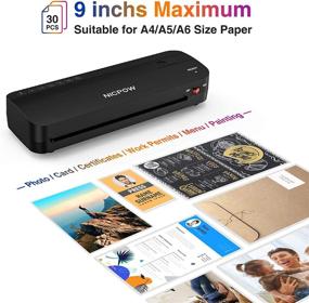 img 3 attached to 📚 Enhance Your Documents with the NICPOW Laminator Machine - Personal Laminating Made Easy!