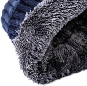 img 2 attached to Warm and Cozy: HIG Men's Winter Hat with Soft Knit and Fleece Lining