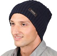 warm and cozy: hig men's winter hat with soft knit and fleece lining логотип