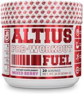 altius pre workout supplement formulation performance logo