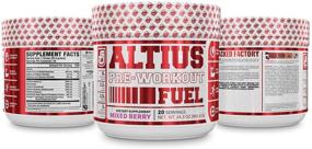 img 1 attached to ALTIUS Pre Workout Supplement Formulation Performance