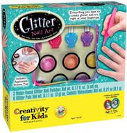 💅 sparkle & shine: creativity for kids glitter nail art - exciting glitter manicure kit made for kits' style and fun logo