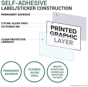 img 2 attached to ComplianceSigns Vinyl Accessibility Label English