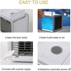 img 1 attached to Portable Cooling Humidifier Purifier Changing